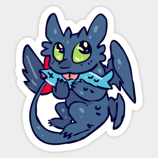 Chibi Toothless Sticker